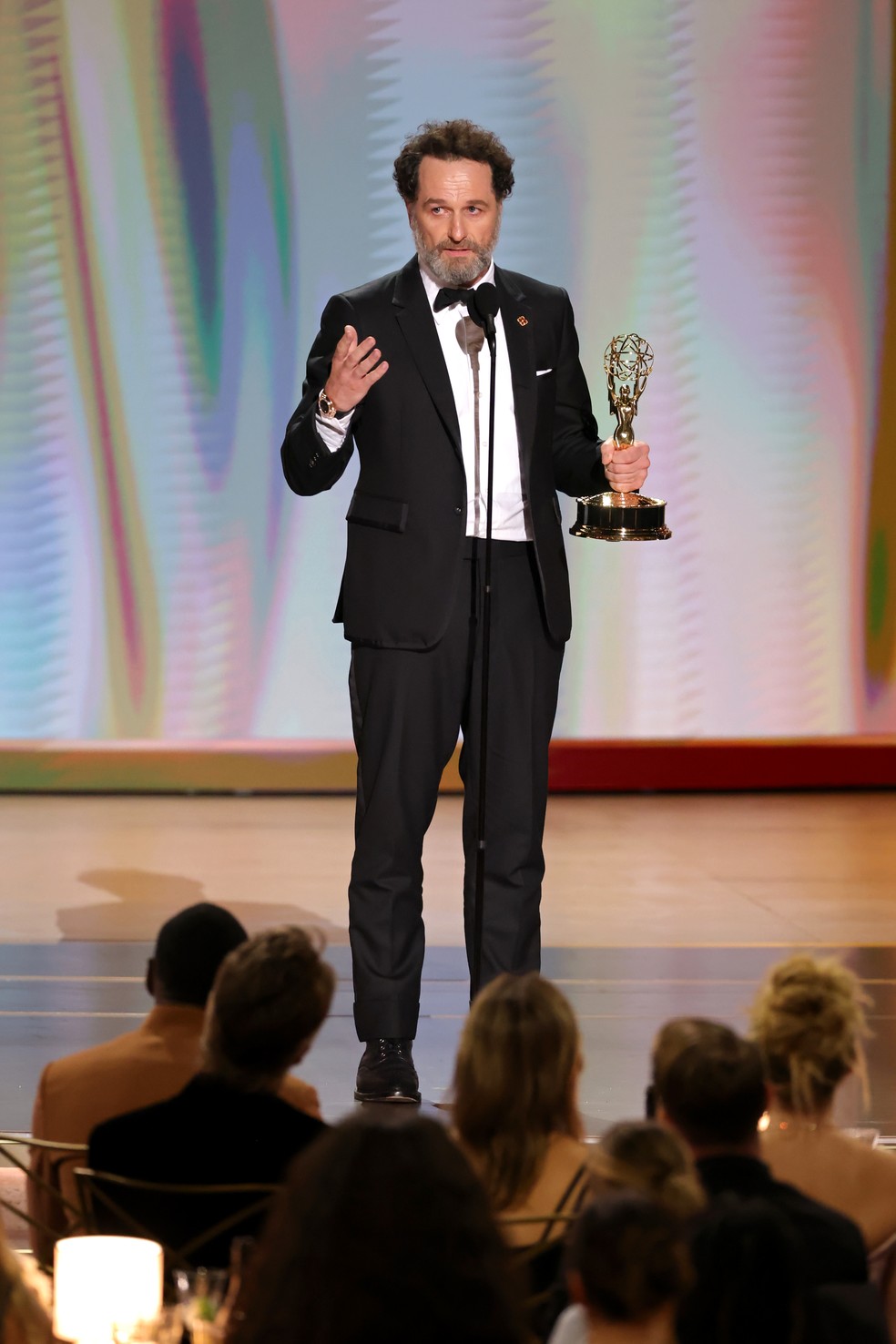 Matthew Rhys vence por 'O Segredo de Widow's Bay' — Foto: Getty Images
