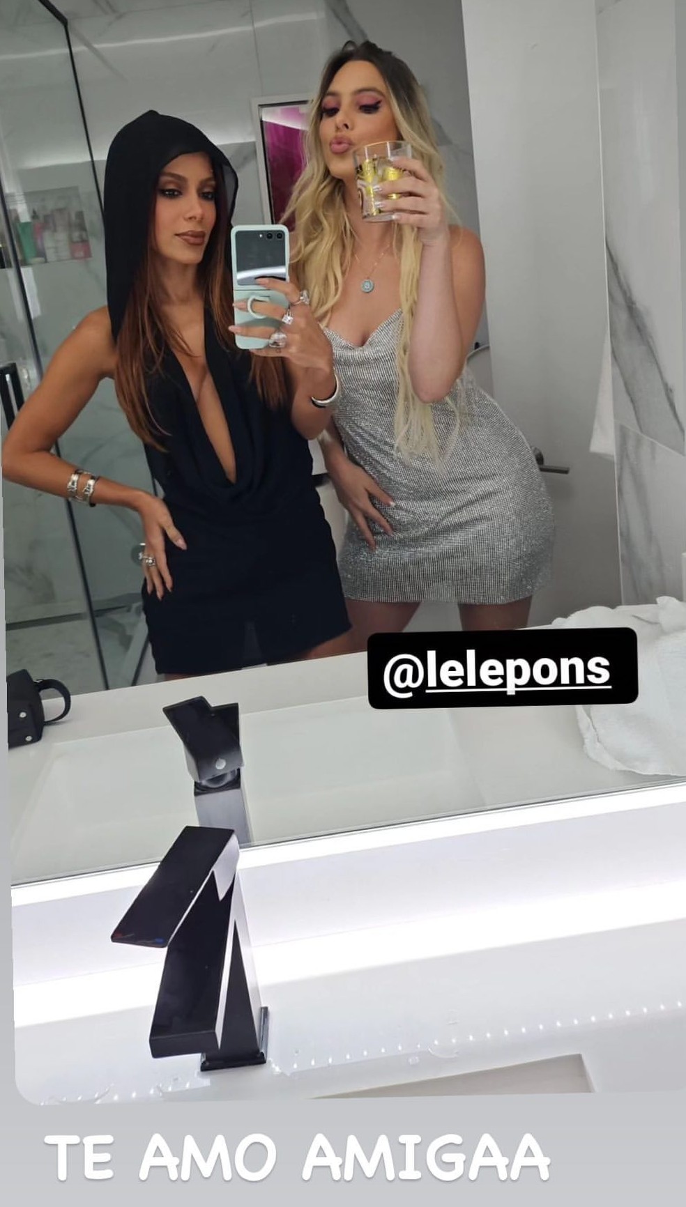 Anitta e Lele Pons — Foto: Instagram
