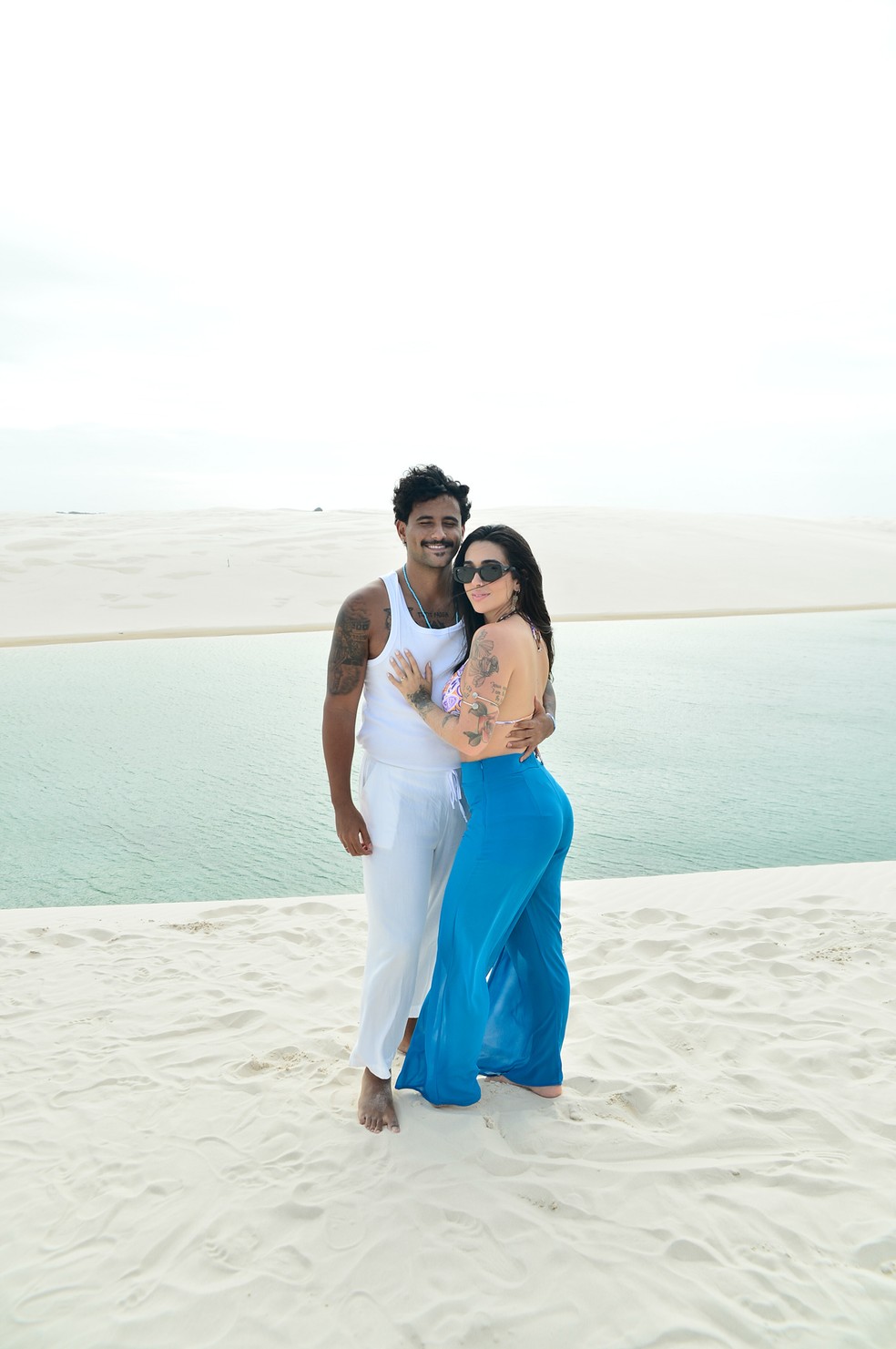 Lucas Pizane e Giovana — Foto: Will Dias / Brazil News