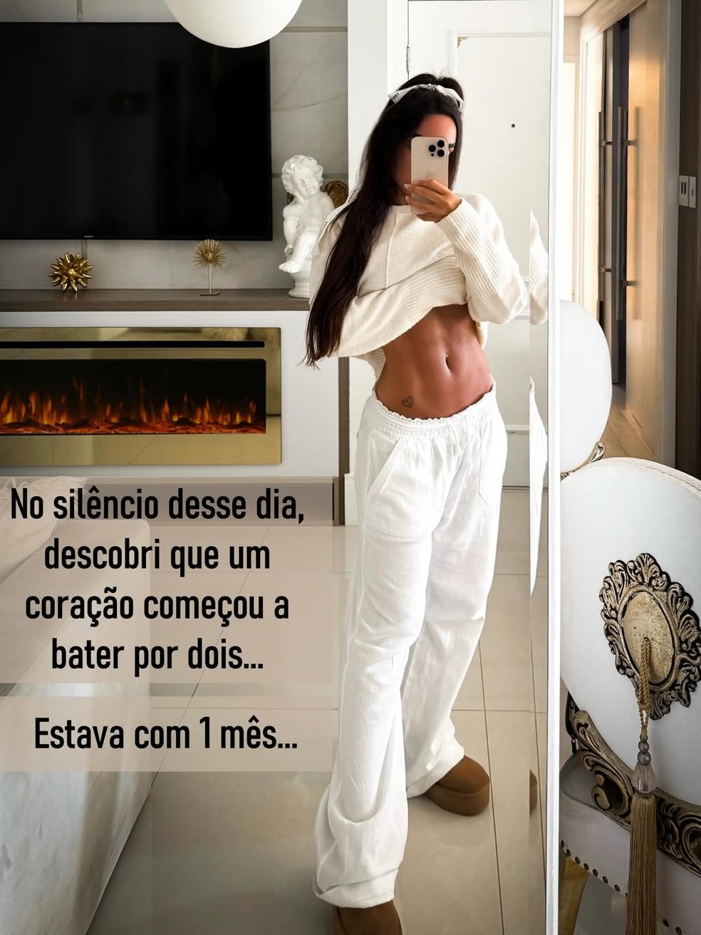 Amabylle Eiroa anuncia gravidez &mdash; Foto: Reprodu&ccedil;&atilde;o/Instagram