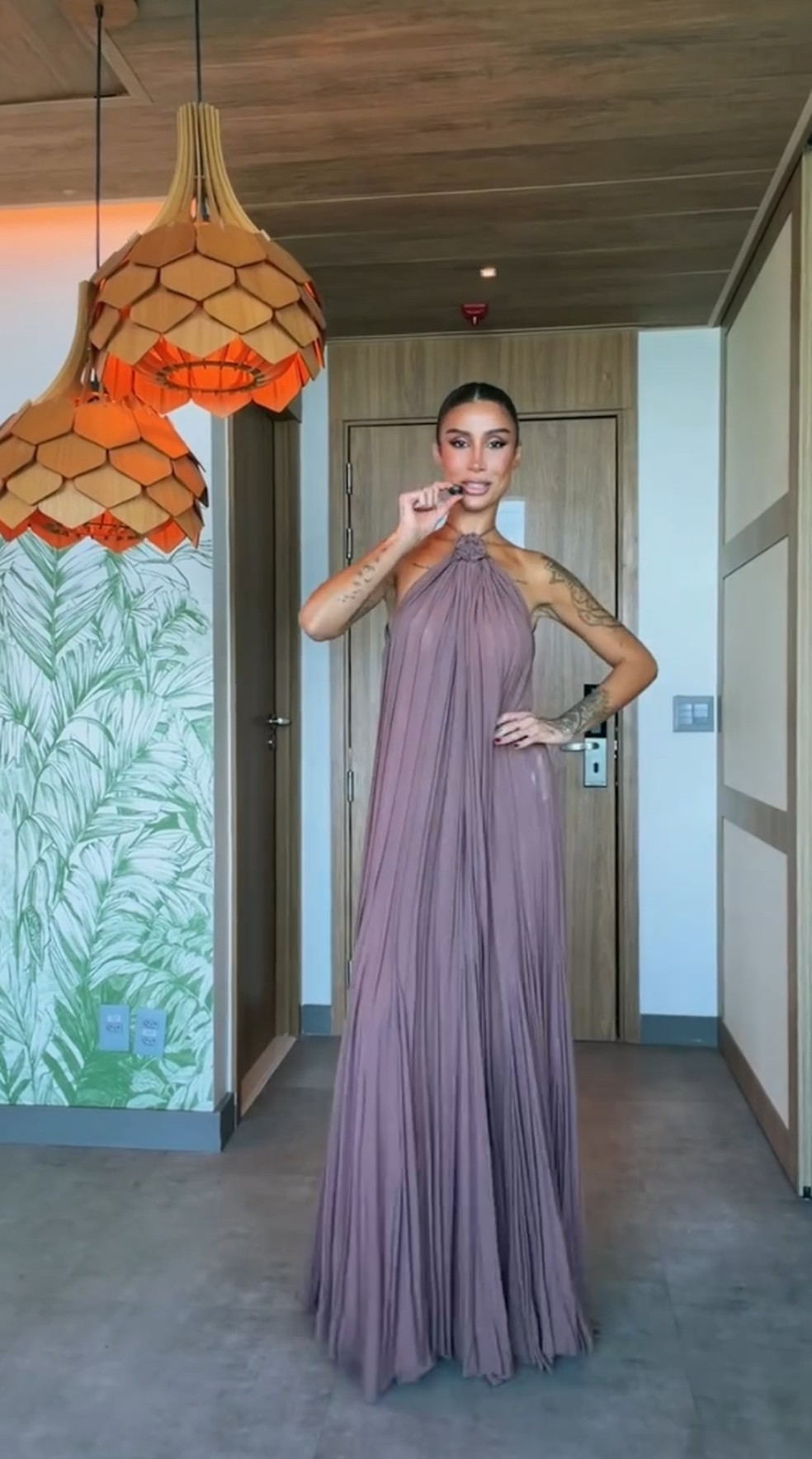 Bianca Andrade para o casamento o segundo casamento de Juliette e Kaique Cerveny — Foto: Reprodução/Instagram