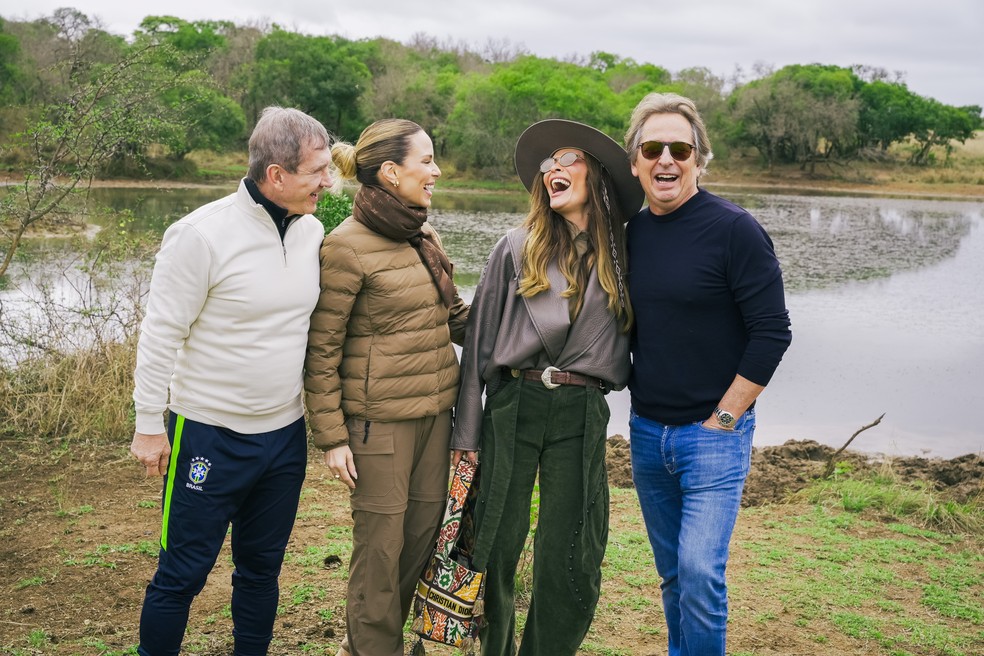 Dody Sirena, Ana Furtado, Juliana Paes e Janyck Daudet — Foto: Divulgação Club Med