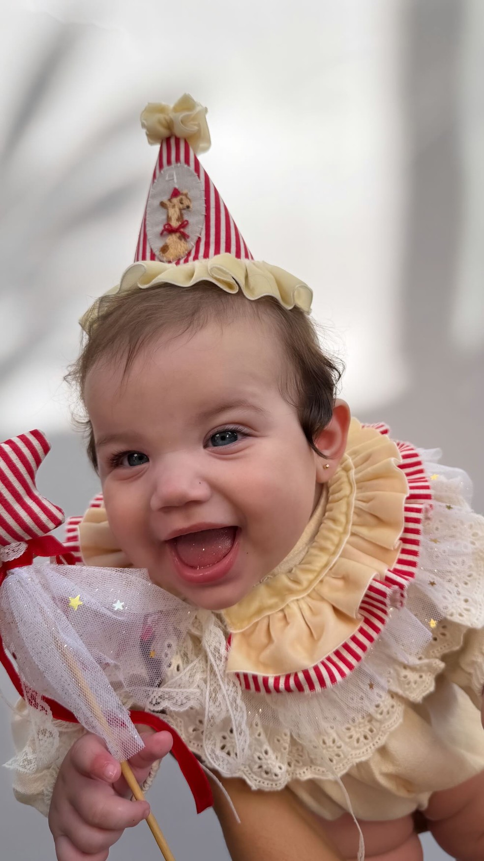 Zuza completa 4 meses — Foto: Reprodução/Instagram