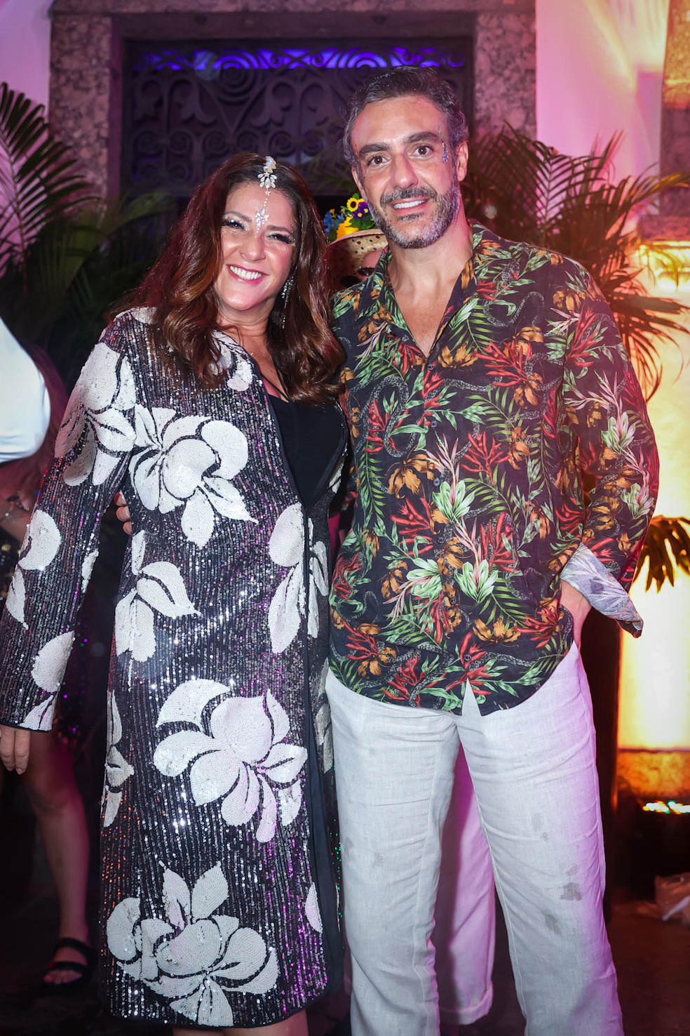Christiane Pelajo e Fernando Sita — Foto: Manuela Scarpa/BrazilNews
