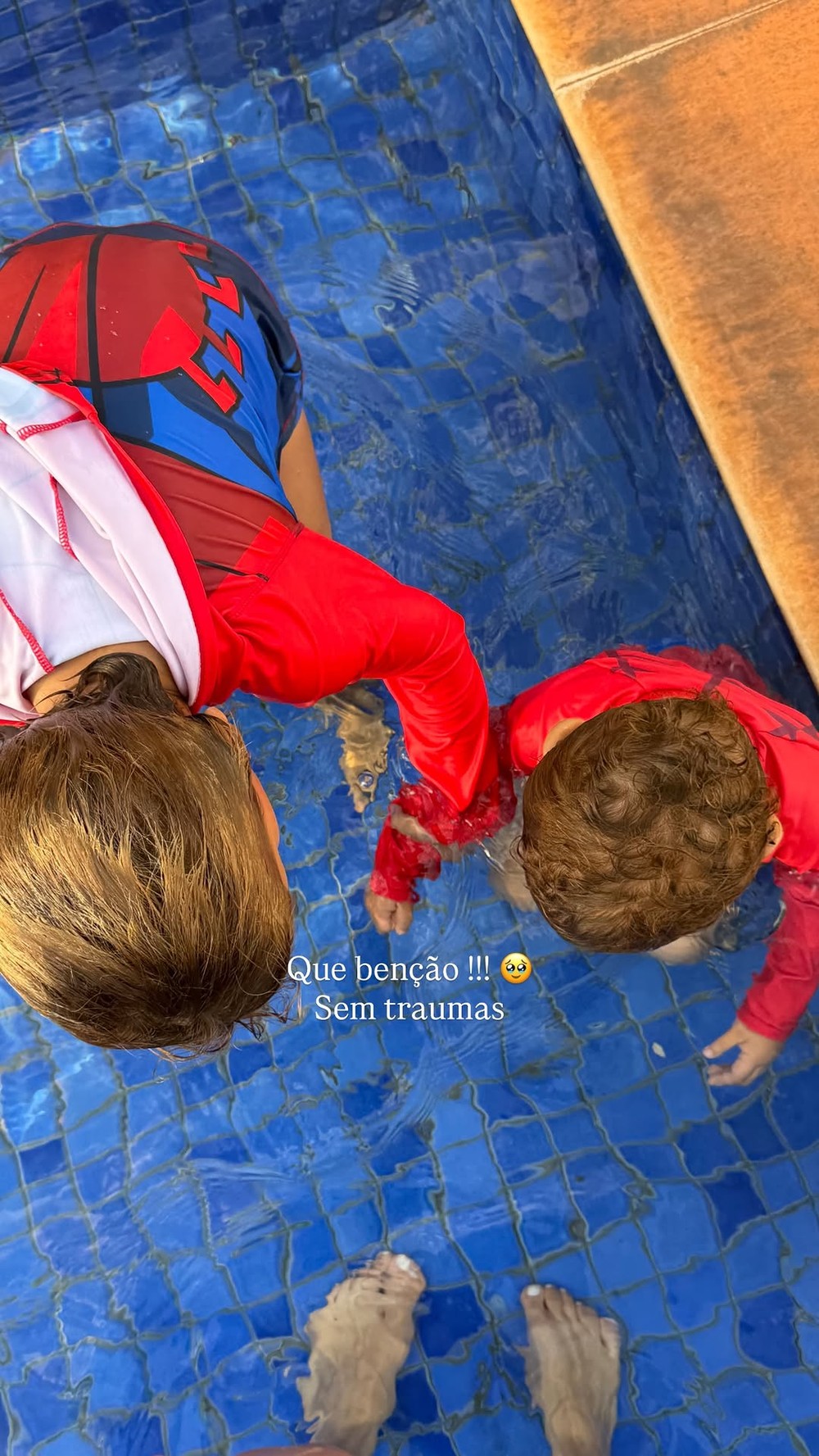 Filho de Biah Rodrigues cai na piscina e influenciadora relata livramento — image 5