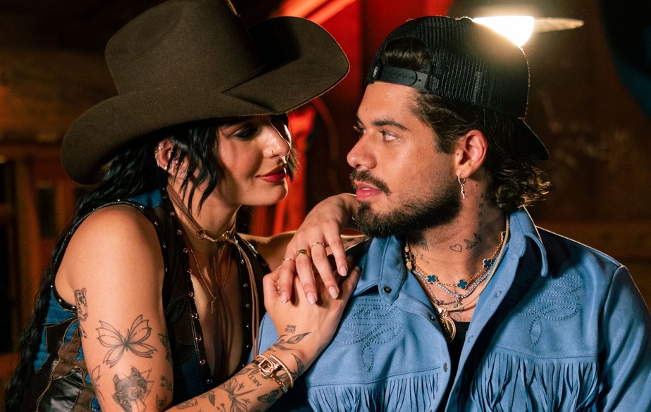 Em clima de romance, Zé Felipe e Ana Castela anunciam lançamento de 'Sua  Boca Mente'