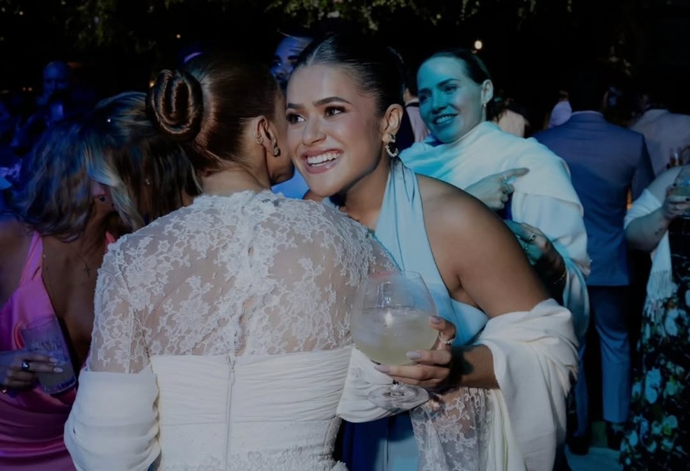 Maisa no casamento de Giovanna Lancellotti e Gabriel David — Foto: Reprodução/ Instagram
