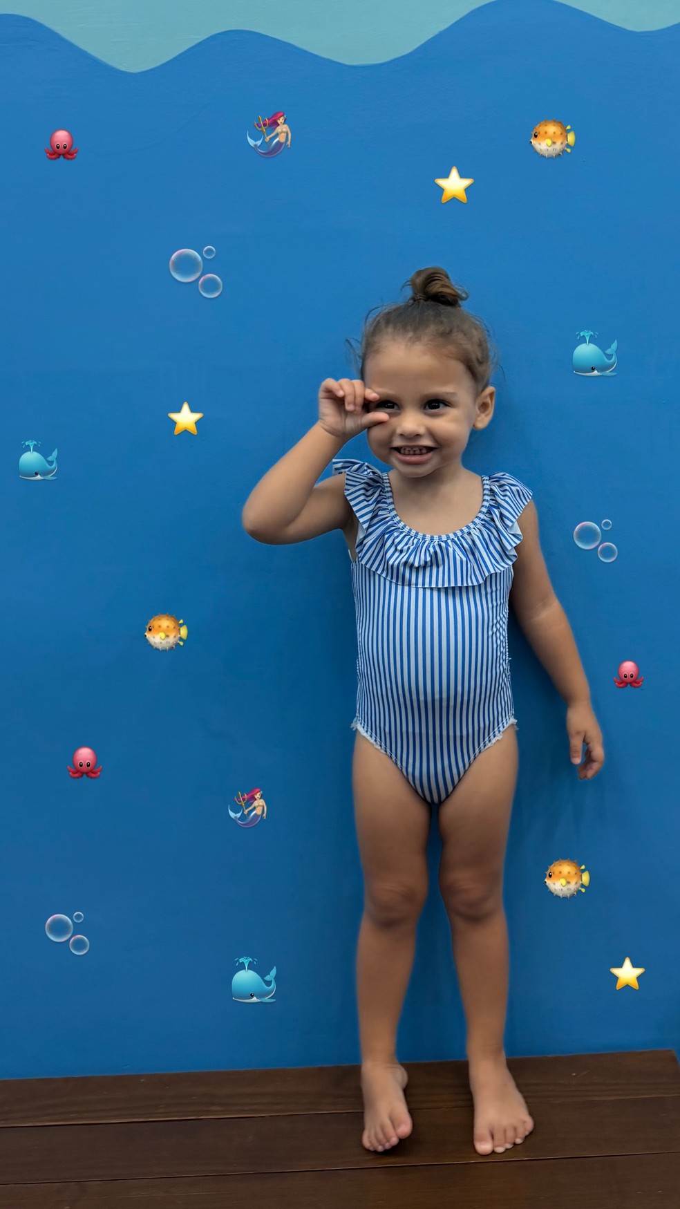 Helena, filha de Amanda Kimberlly e Neymar — Foto: Reprodução/Instagram