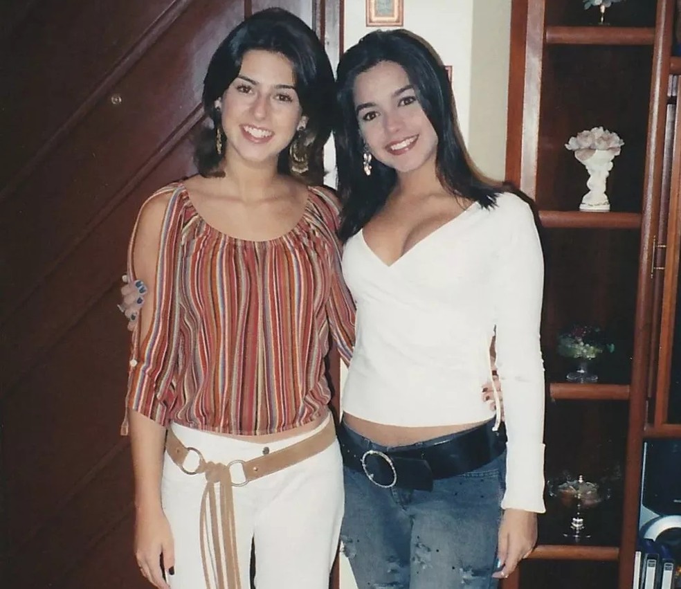 Fernanda Paes Leme e Thaís Fersoza são amigas desde a adolescência — Foto: Reprodução/Instagram