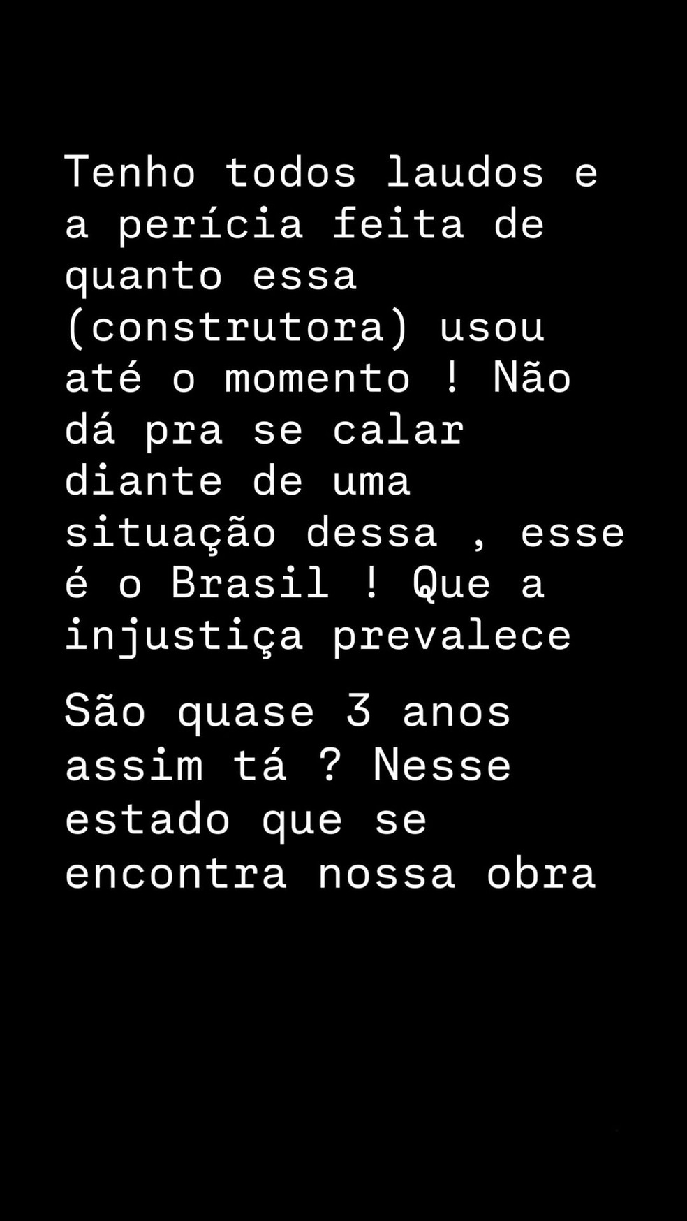 Kauan, dupla de Matheus, desabafa sobre obra parada após pagar R$ 7,5 milhões e relata perseguição — Foto: Reprodução/Instagram