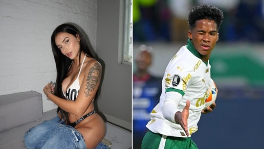 Ex-amante de Neymar mostra suposta curtida de Endrick em foto sensual