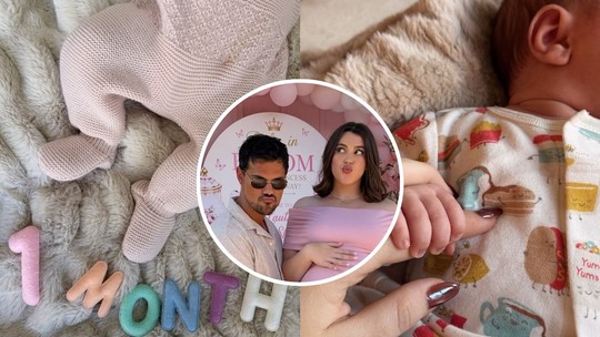 Esposa de Taylor Lautner celebra primeiro mês da filha, e ator se declara: 'Melhor mãe de todas' Esposa de Taylor Lautner celebra primeiro mês da filha, e ator se declara: 'Melhor mãe de todas'