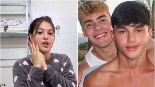 Mari Menezes diz que presenciou briga entre Luan Alencar e Caio Cerqueira por videochamada: 'Horripilante'