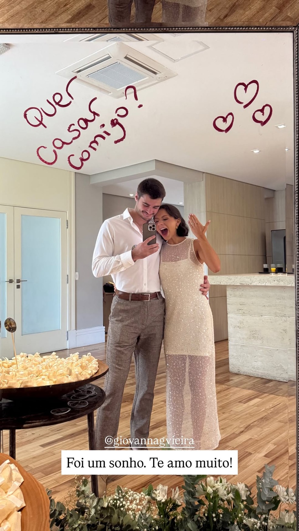 João Assunção se casou com Giovanna Vieira — Foto: Reprodução/Instagram