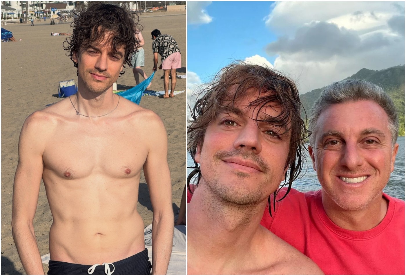 Casado com ator, irmão de Luciano Huck exibe shape e web reage: 