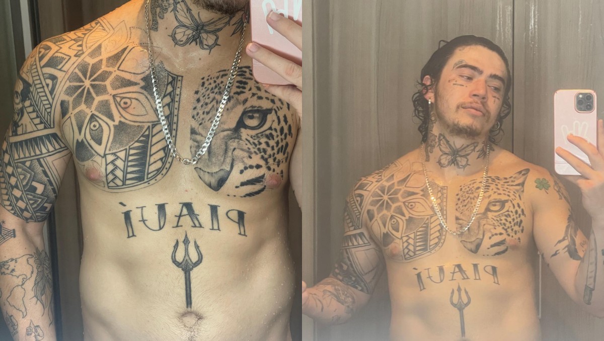 Whindersson Nunes faz selfie em frente ao espelho, e quase mostra demais