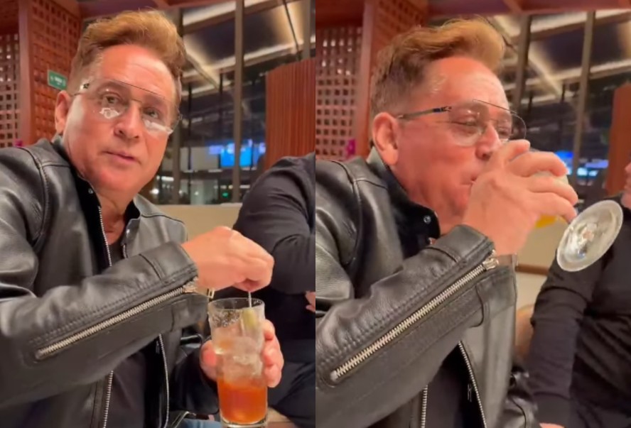 Leonardo volta a beber