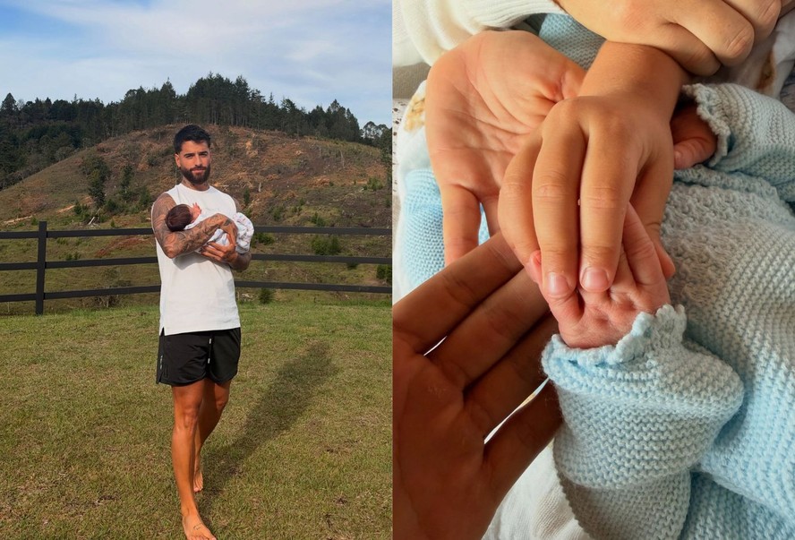 Duas semanas após o nascimento do 2º filho, Maluma mostra como tem sido a rotina