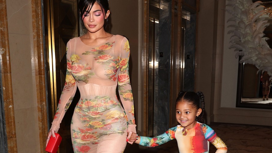 Kylie Jenner e a filha, Stormi