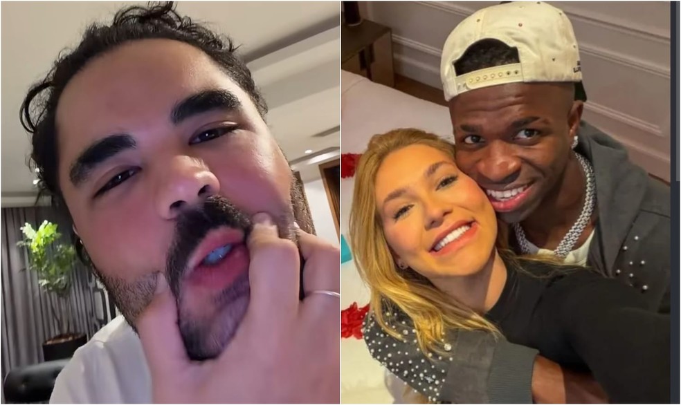Lucas Guedez fala sobre relação de Vini Jr e Virginia Fonseca — Foto: Reprodução/Instagram