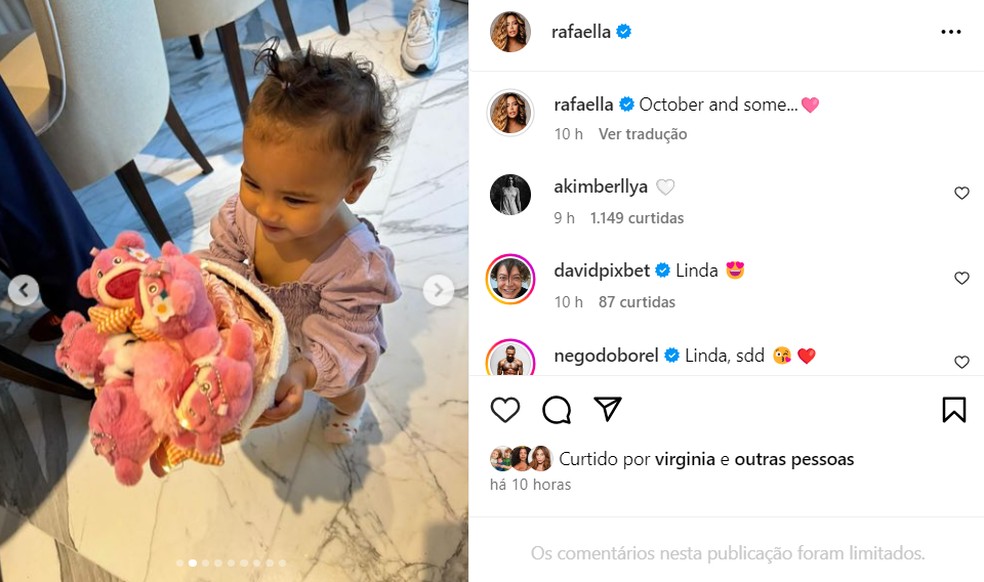 Amanda Kimberlly reage a post com foto de Mavie após troca de farpas com  Bruna Biancardi