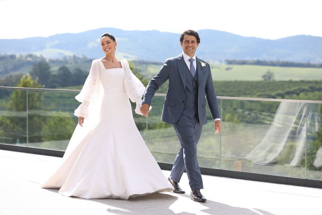 Casamento de Lu Tranchesi e Rafael Luzzi  — Foto: Reprodução/Instagram