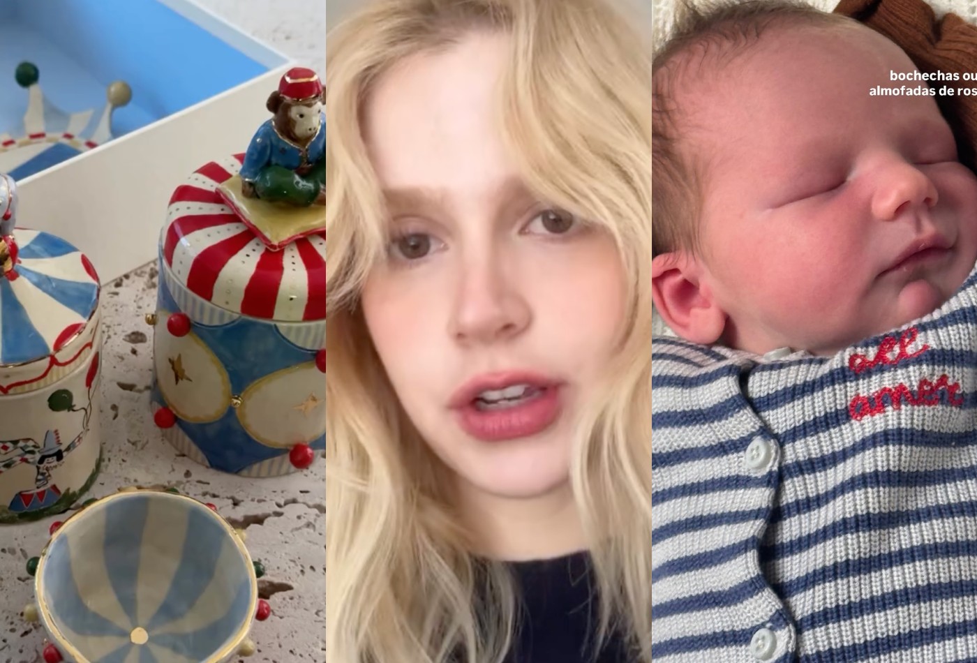 Isabella Scherer se derrete por kit de higiene exclusivo feito para o filho: 