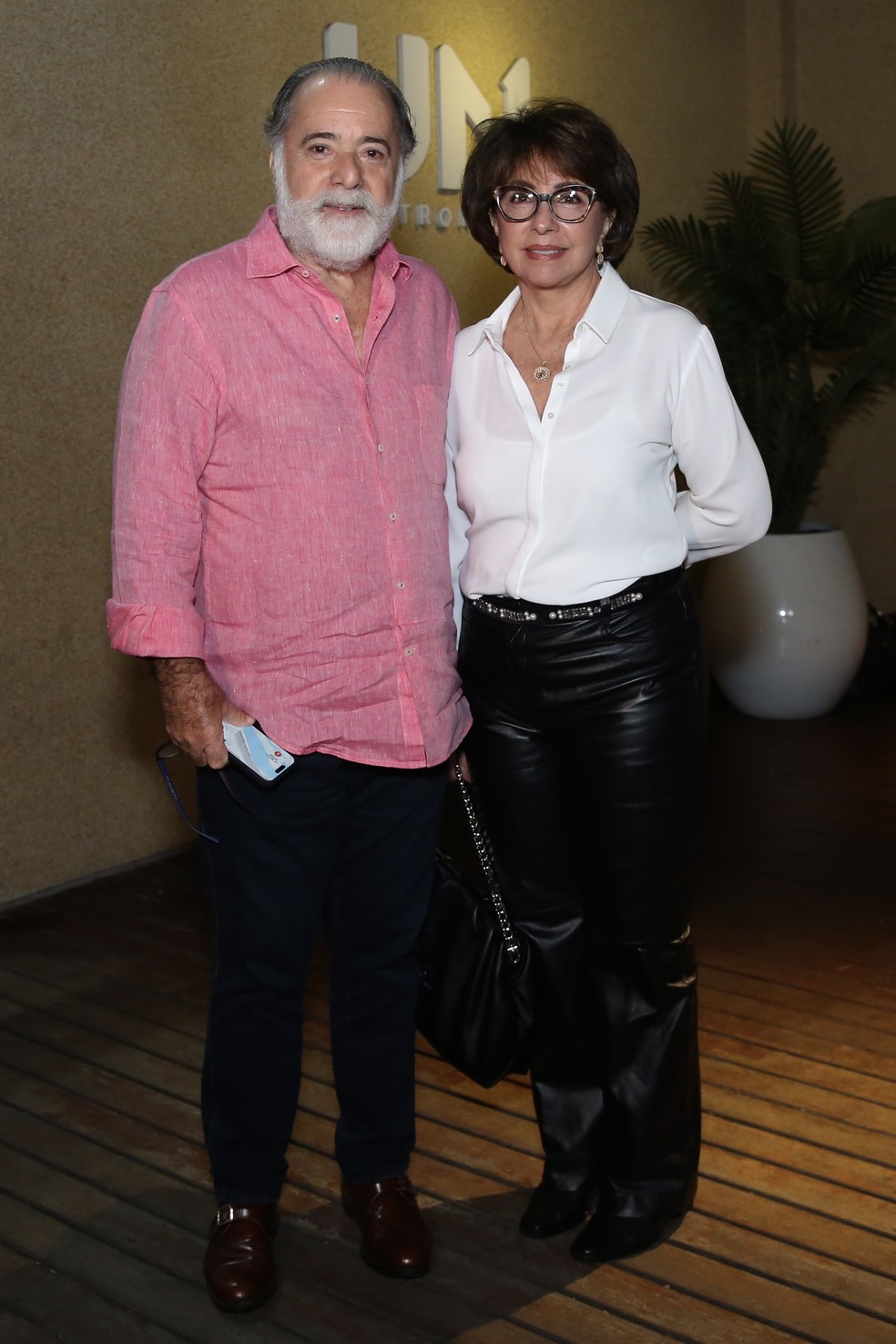 Tony Ramos e a mulher, Lidiane Barbosa  — Foto: Roberto Filho/BrazilNews