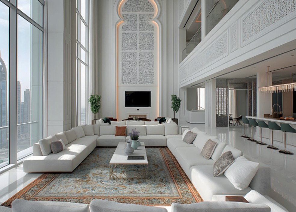 Vini Jr. adquire cobertura ultraluxuosa em Dubai — Foto: Reprodução/Tiger Group