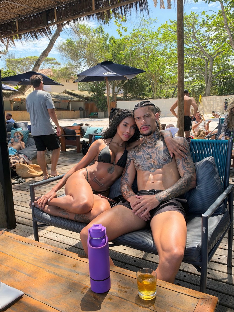 Giovanna Jacobina e Breno Fagundes — Foto: Reprodução/Instagram