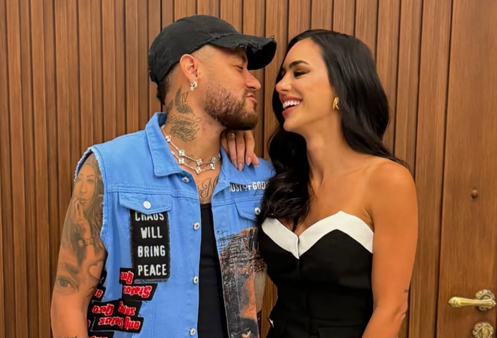 Neymar e Bruna Biancardi — Foto: Reprodução/Instagram