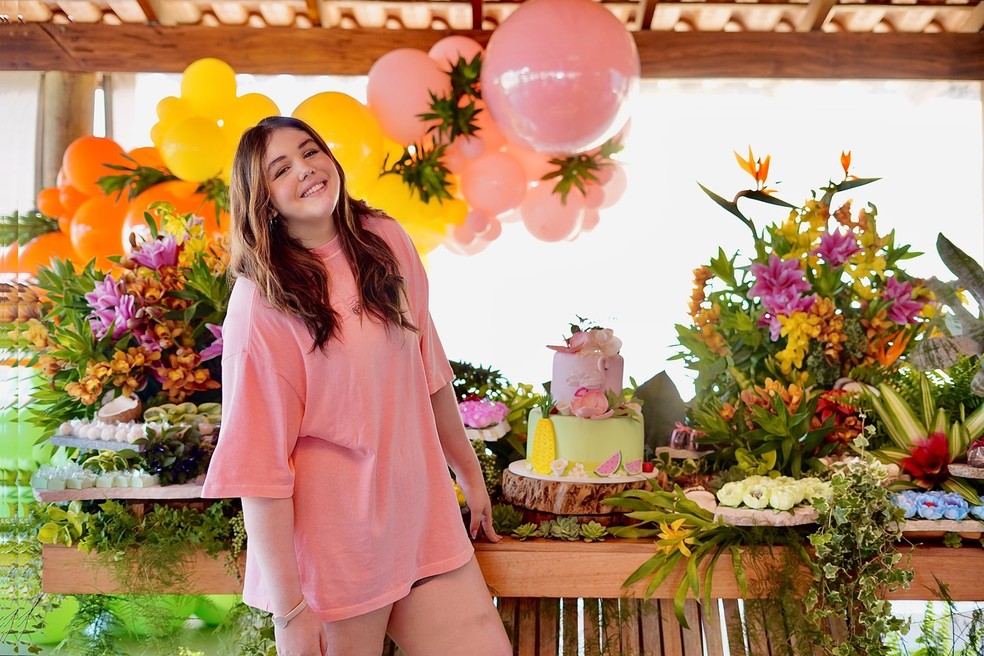Maysa, filha de Tânia Mara e Jayme Monjardim, comemora 14 anos — Foto: Lennon Silva
