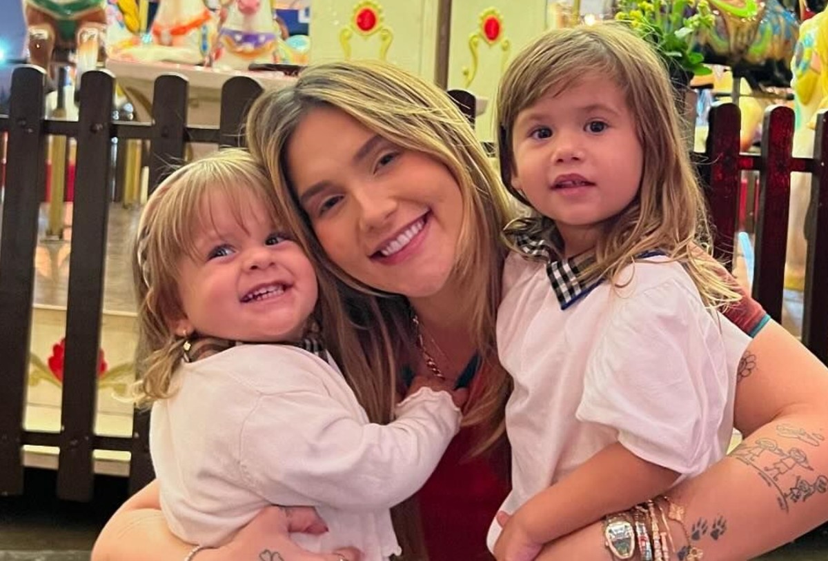 Virginia, mãe de 3: relembre os nascimentos de Maria Alice e Maria Flor