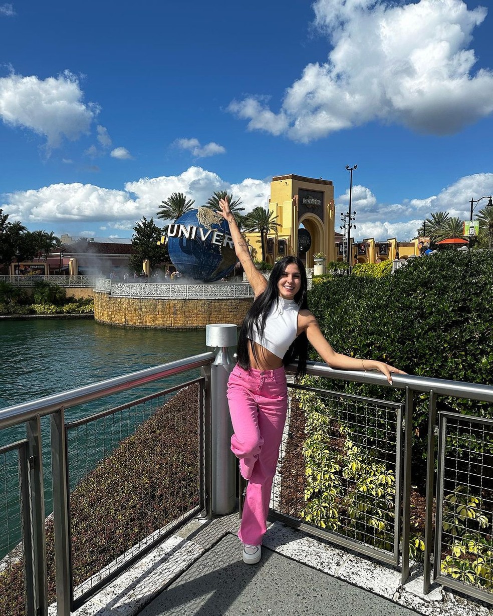 Ana Castela em Orlando, na Disney — Foto: Reprodução/Instagram