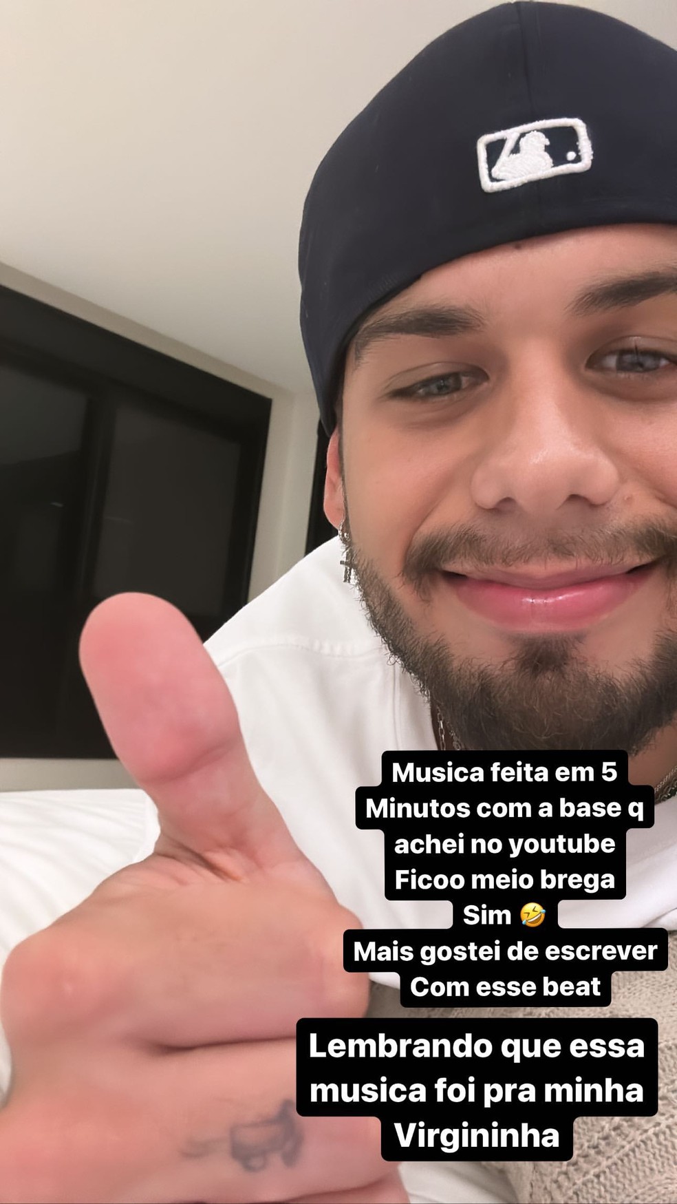 Zé Felipe admite vergonha após polêmica de 'rap' contra Evaristo Costa