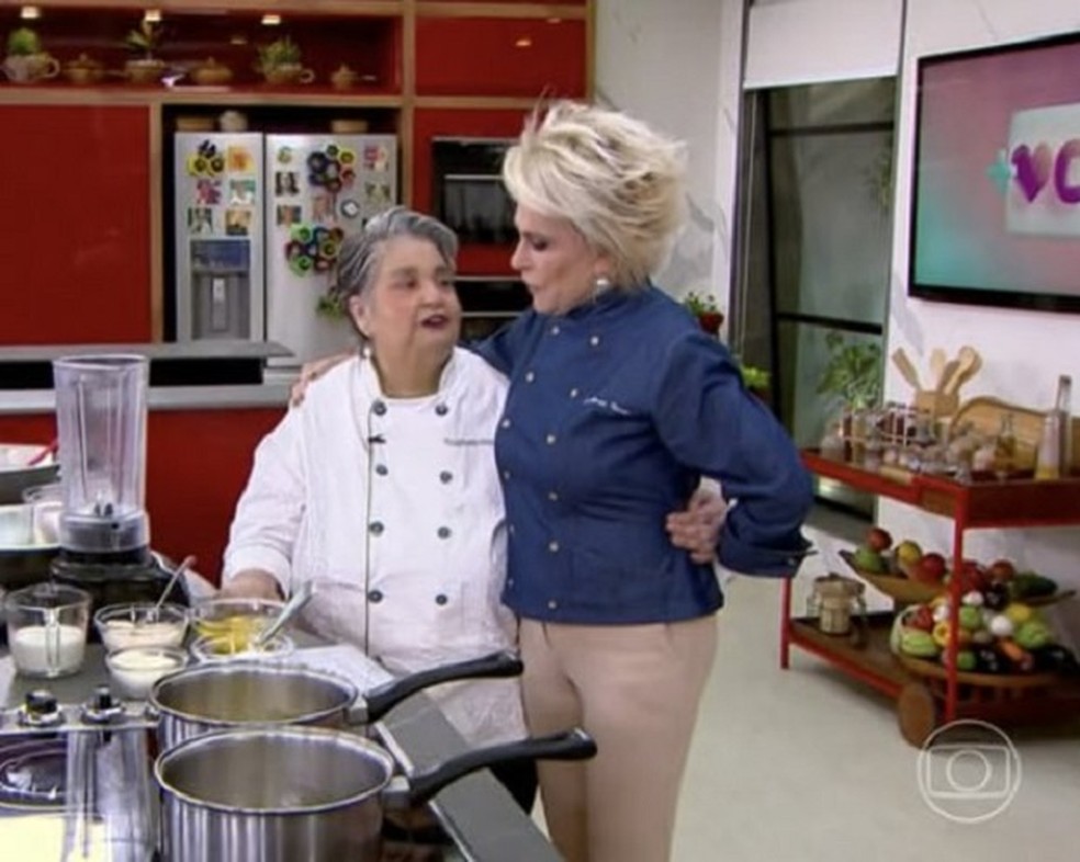 Luzinete Veiga e Ana Maria Braga no Mais Você, em 2023 — Foto: Reprodução/TV Globo