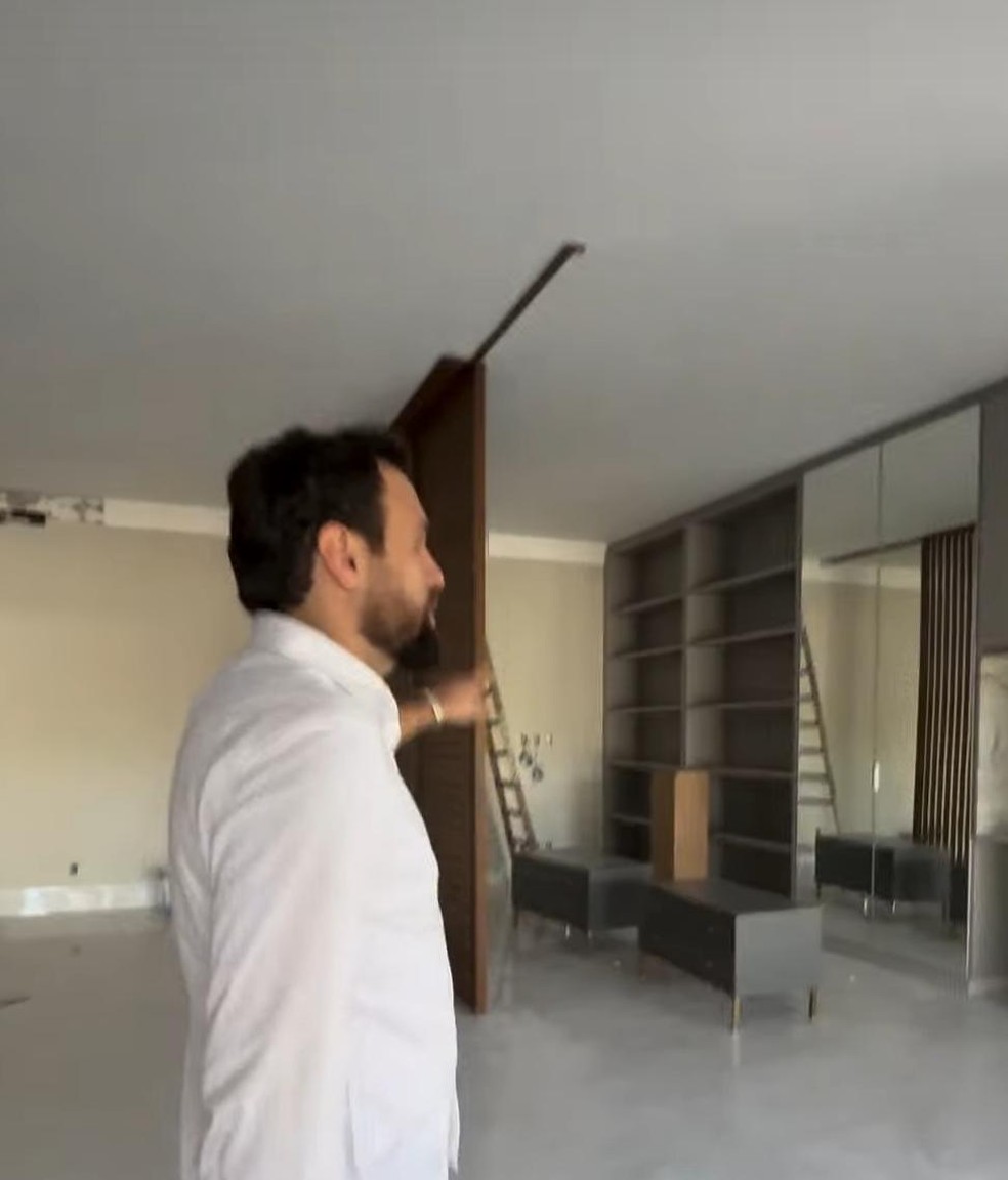 Zé Felipe mostra cômodos da nova mansão — Foto: reprodução/Instagram