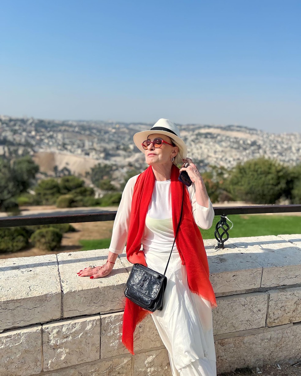 Ana Maria Braga curte Jerusalém — Foto: Reprodução/Instagram