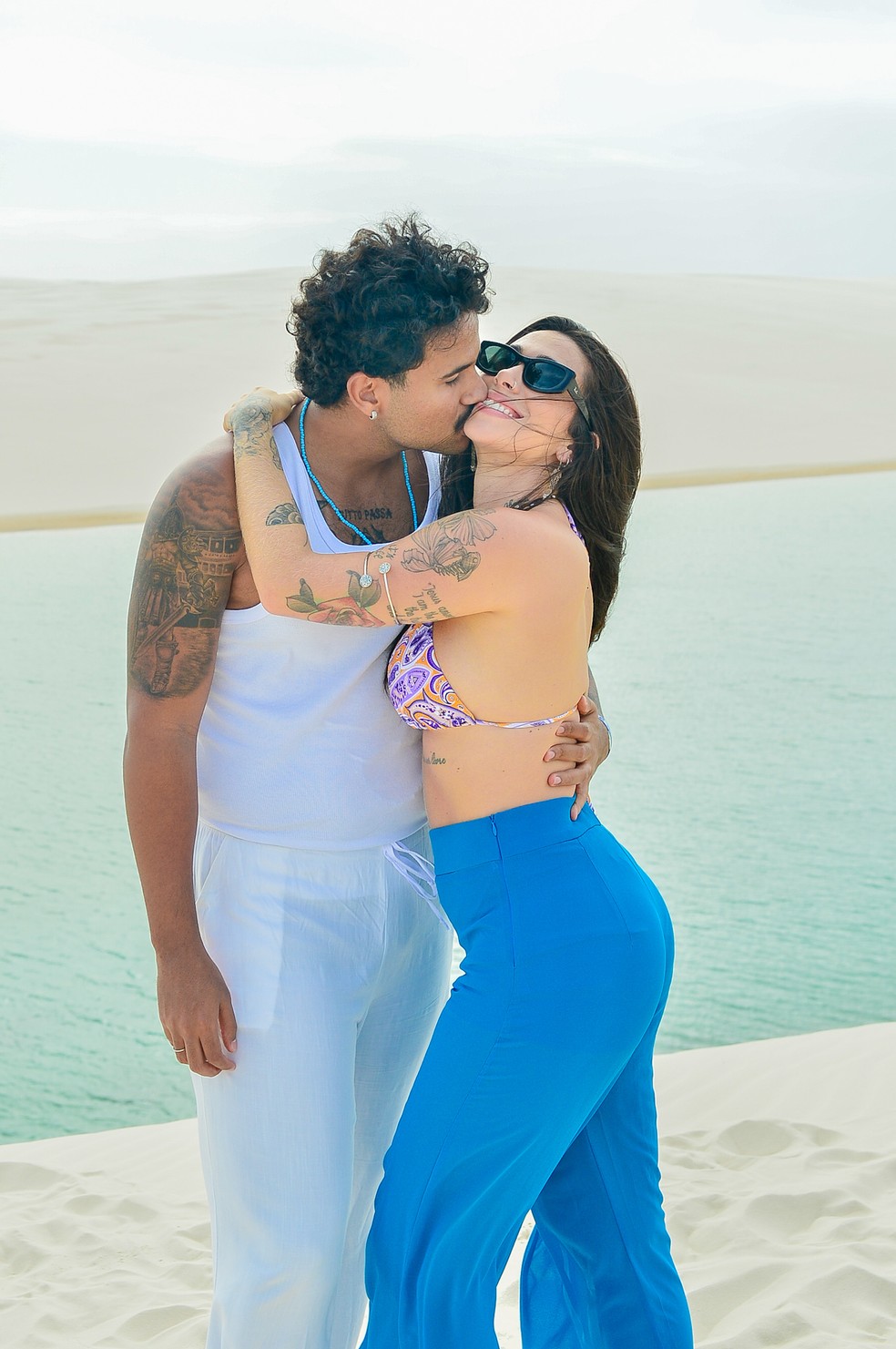 Lucas Pizane e Giovana — Foto: Will Dias / Brazil News
