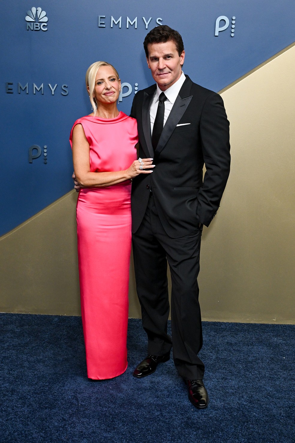 Sarah Michelle Gellar e David Boreanaz — Foto: Getty Images