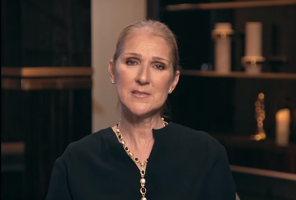 Céline Dion no documento 'Eu Sou Céline Dion' — Foto: Reprodução/YouTube