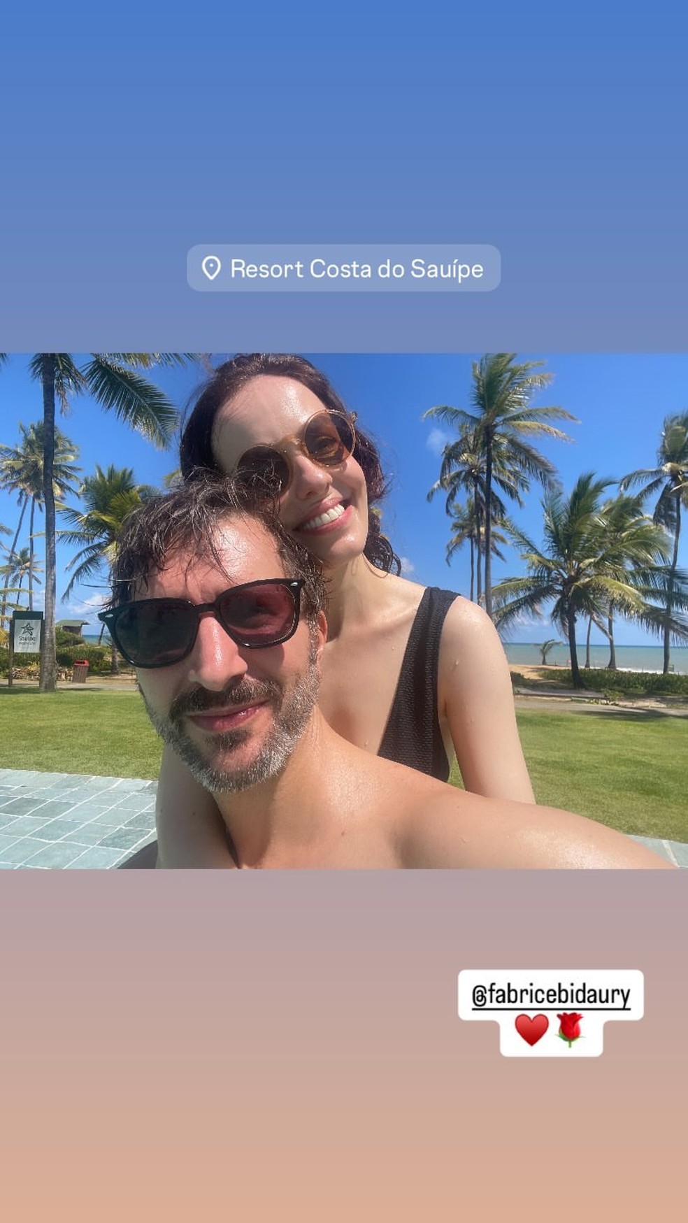 Elenco de 'Sandy & Junior' celebra 25 anos do seriado na Costa do Sauípe — Foto: Reprodução/Instagram