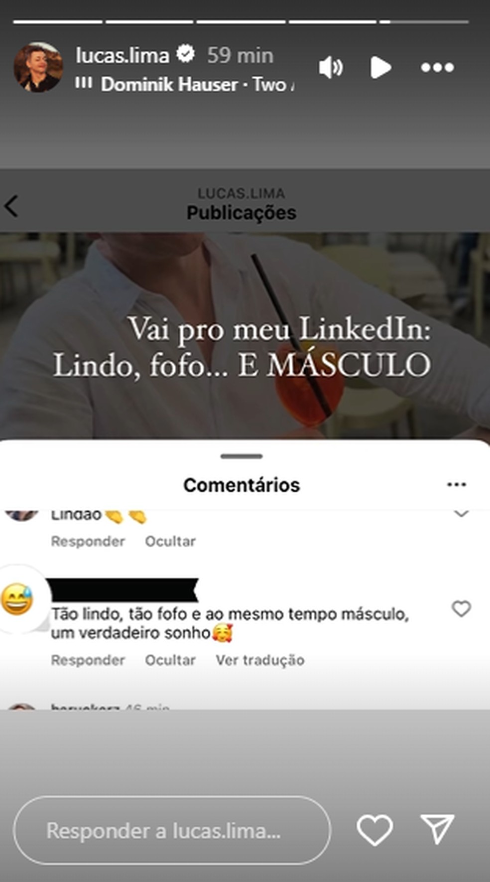 Post de Lucas Lima — Foto: Reprodução/Instagram