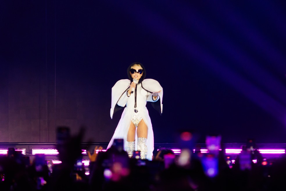 Xuxa faz primeiro show de despedida da nave em São Paulo — Foto: Patrícia Devoraes/Brazil News