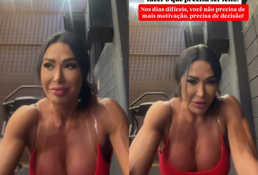 Após término, Gracyanne Barbosa compartilha reflexão: 'A gente é muito bom em dar desculpa'