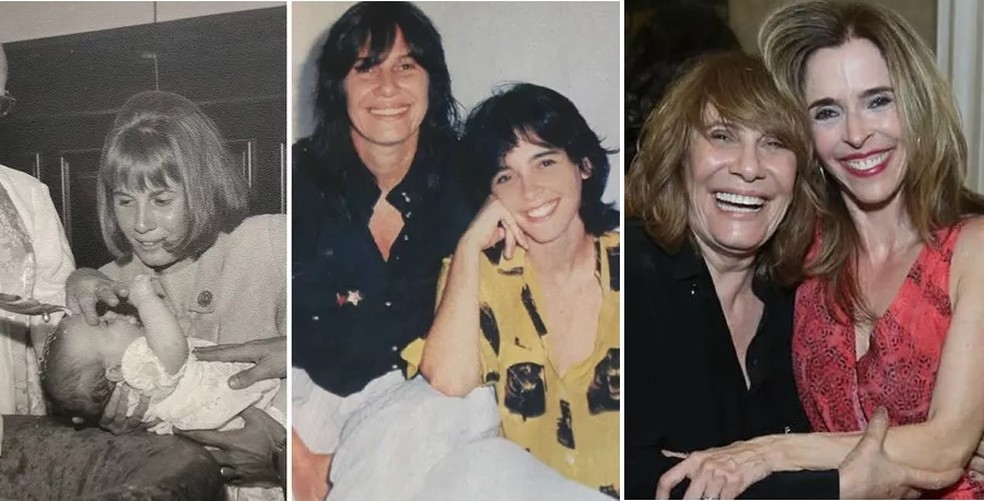 Renata Sorrah é tia e madrinha de Deborah Evelyn — Foto: Arquivo pessoal e Roberto Filho/BrazilNews
