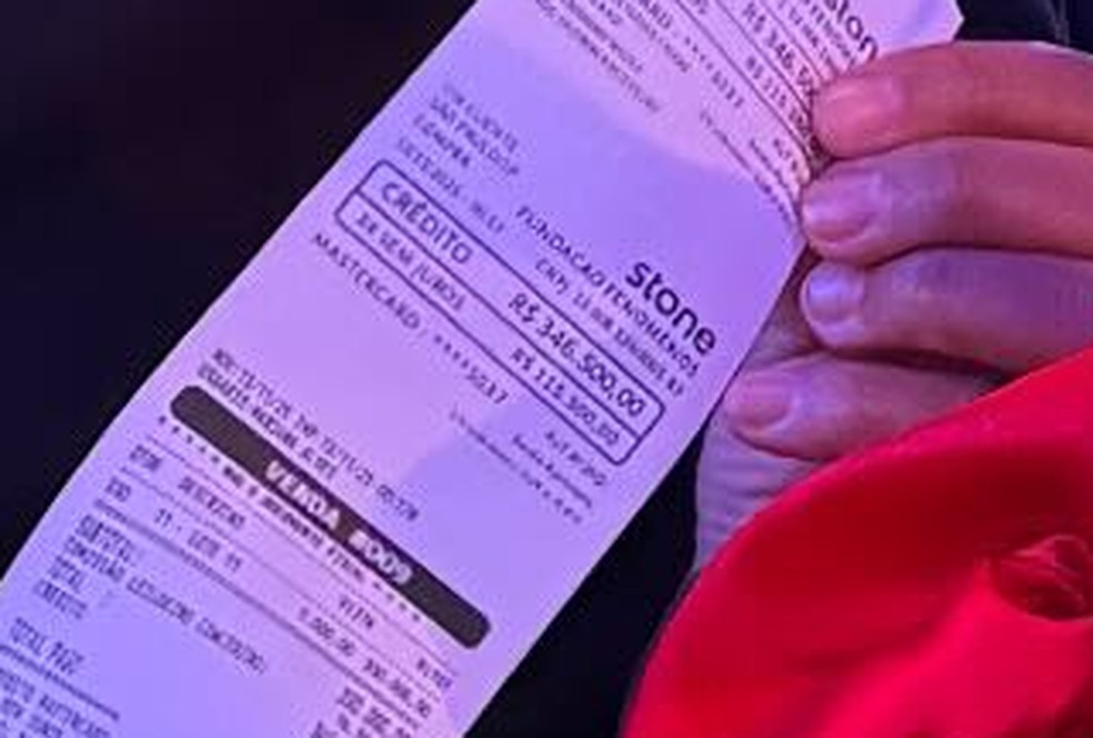 Virginia Fonseca no Leilão Galácticos — Foto: Reprodução/Instagram