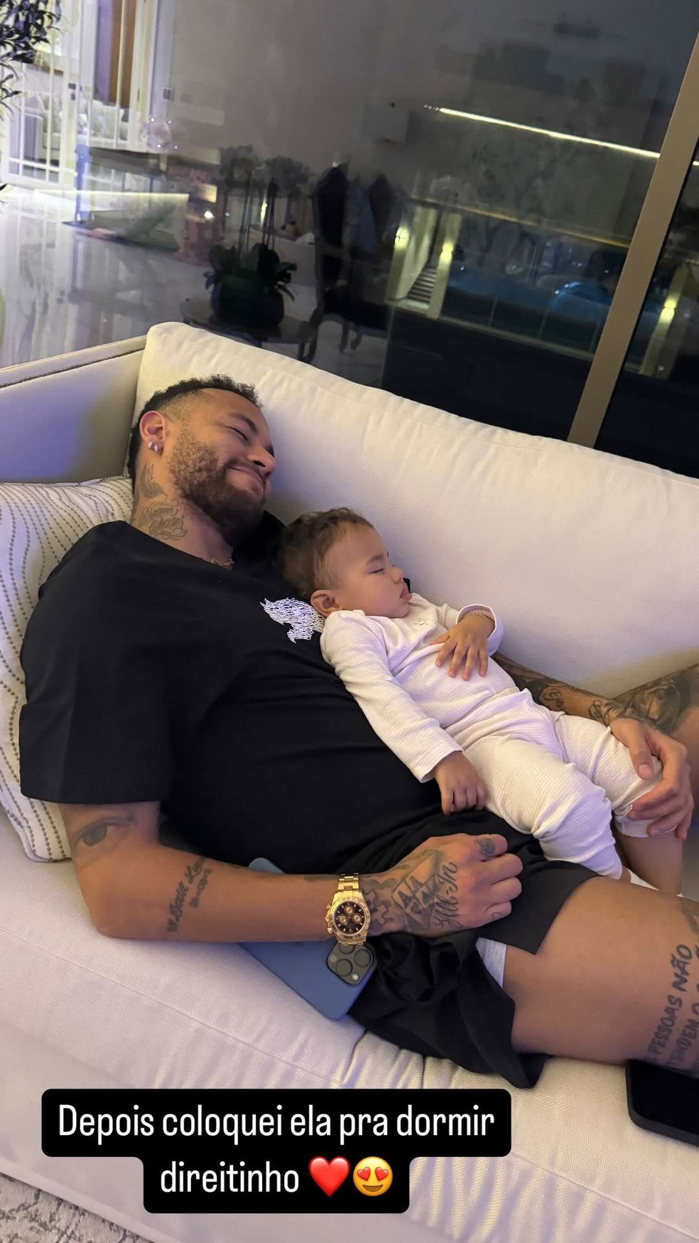 Neymar e Mavie — Foto: Reprodução/Instagram