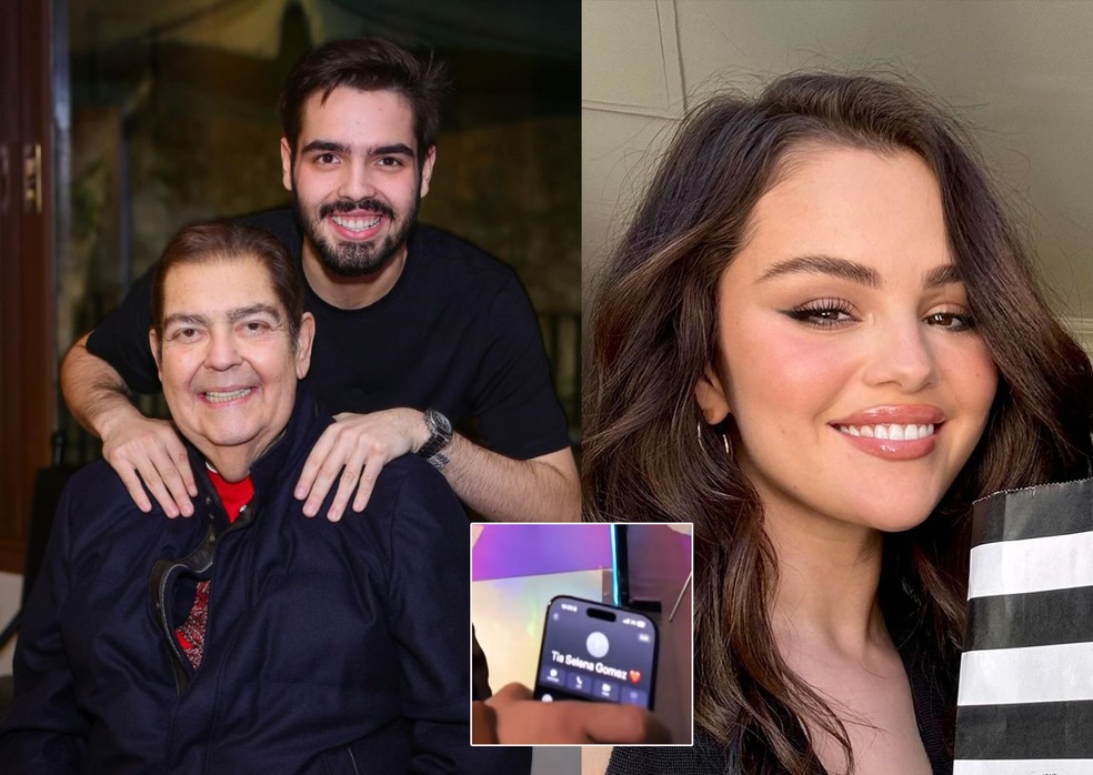 João Silva revive fic de suposto romance entre Faustão e Selena Gomez — Foto: Reprodução Instagram