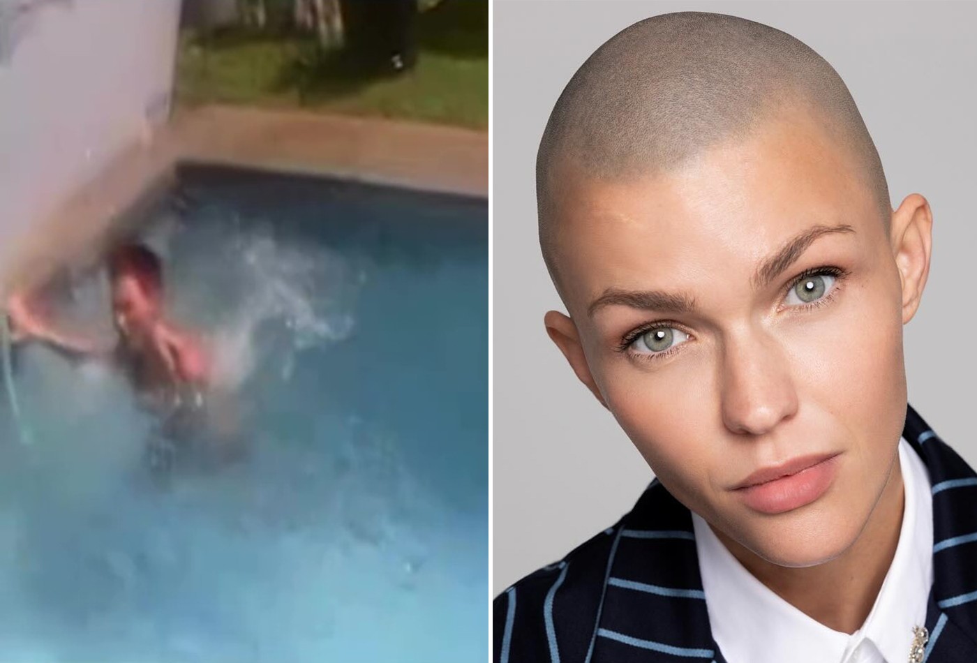 Ruby Rose quebra costelas ao sofrer acidente em piscina; vídeo